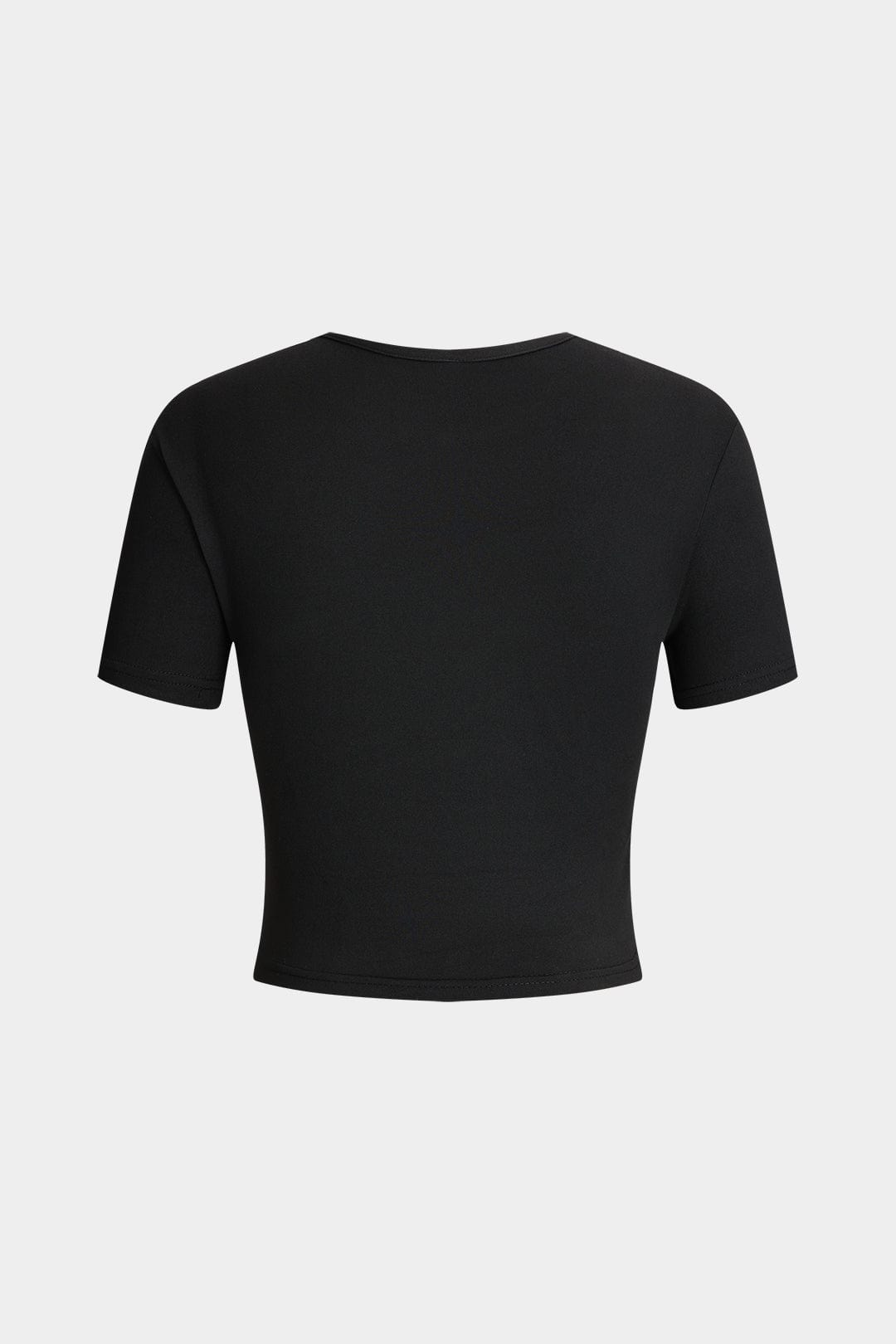 Zwart T-Shirt Korte Mouwen Grappige Tekst Wees Niet Jalours