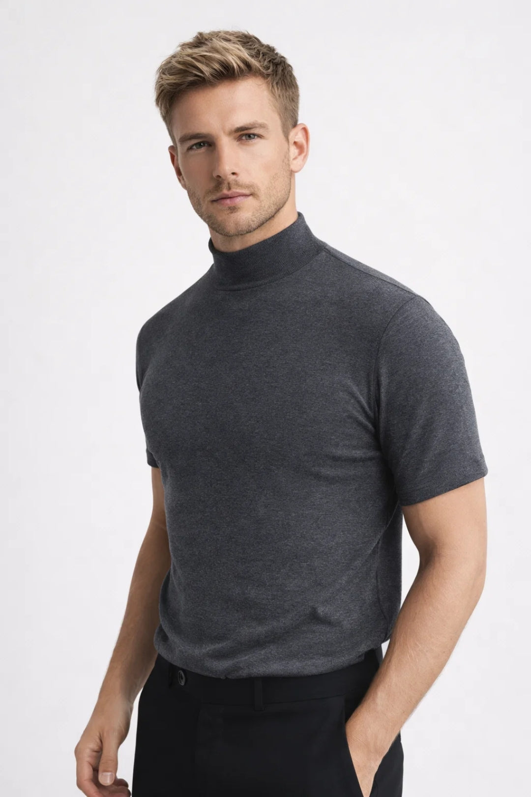 Heren T-shirt Elegant Zomer Comfortabel Getailleerd - StudioMarella