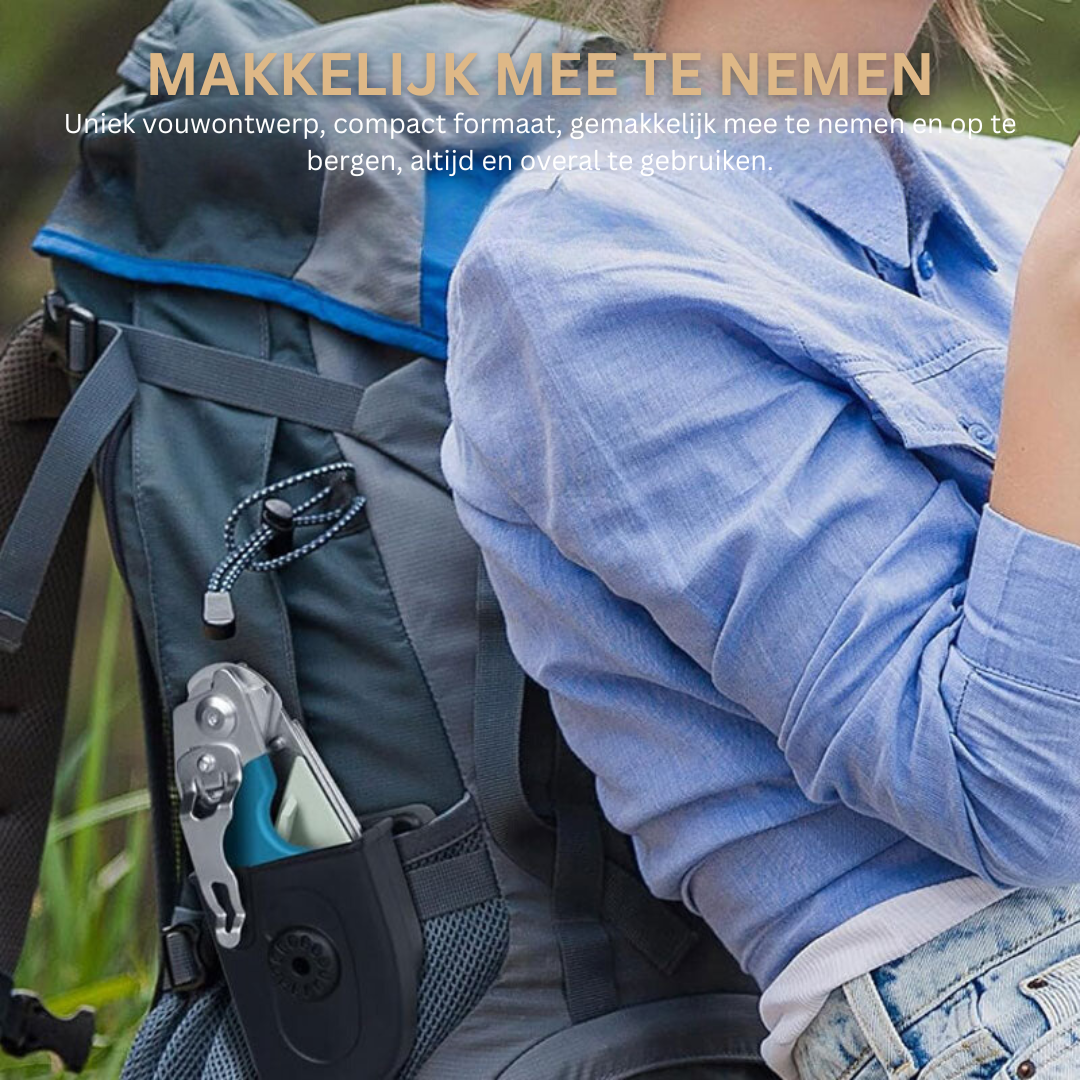 Multifunctionele Vouwbare Tactische Tang voor Outdoor & Nood | Roestvrij Staal