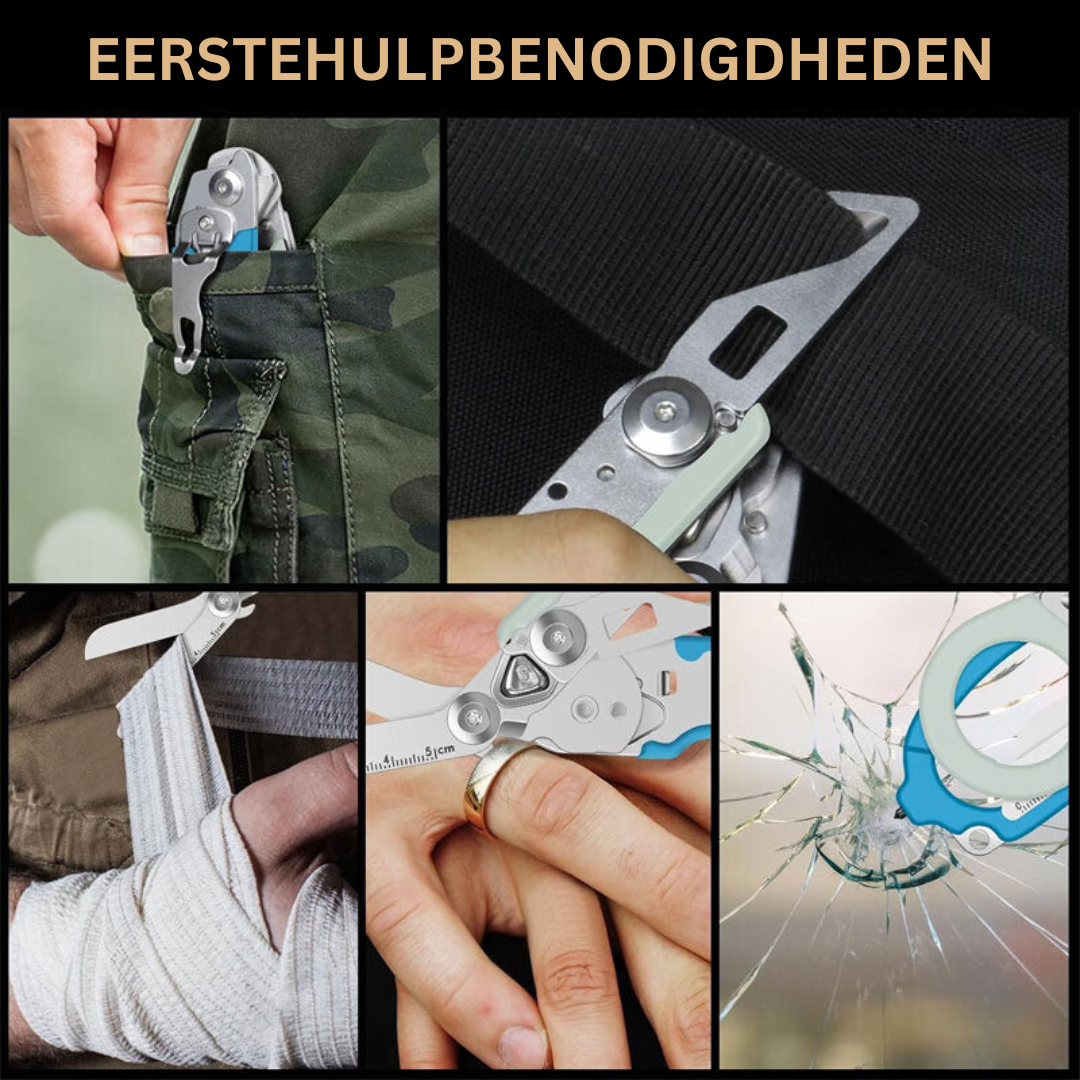 Multifunctionele Vouwbare Tactische Tang voor Outdoor & Nood | Roestvrij Staal