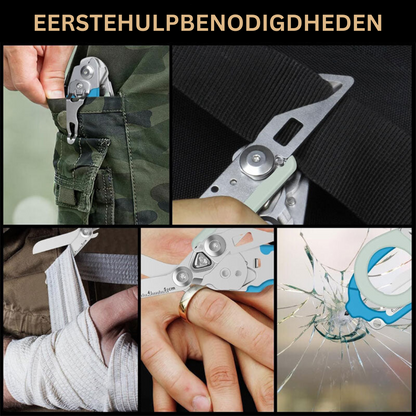 Multifunctionele Vouwbare Tactische Tang voor Outdoor & Nood | Roestvrij Staal