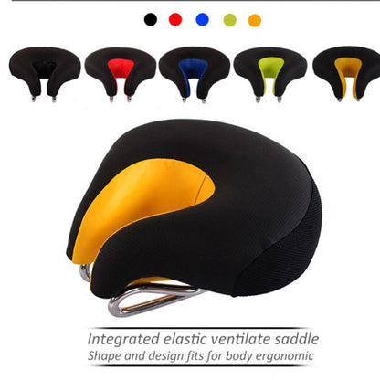 Ergonomisch Fietszadel zonder Neus met Zachte Vulling voor Mountainbike - Drukverlagend Sportfietszadel met Extra Comfort voor Heren en Dames