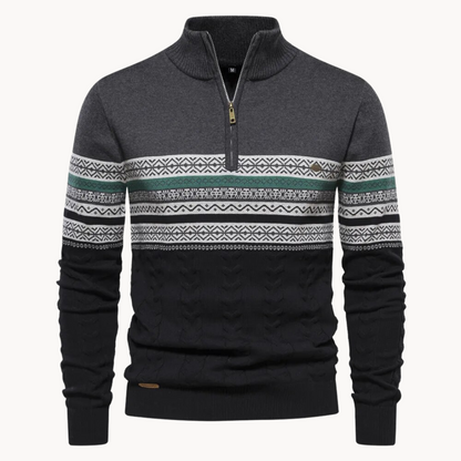 Merino Look Heren Trui Gebreid Warm en Comfortabel