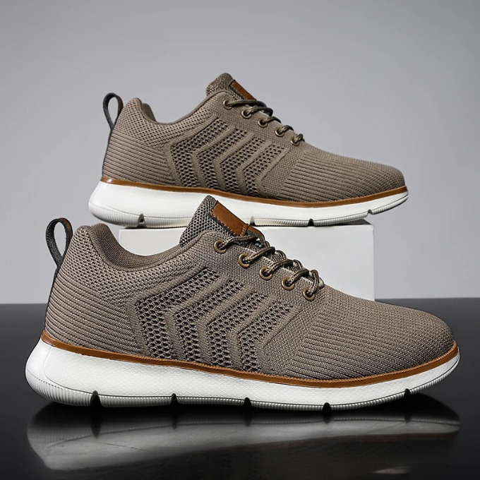 Lichtgewicht Heren Sneakers - Ademende en Comfortabele Loopschoenen