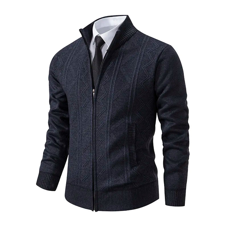 Herenvest Leerlook Met Rits Tobin Stijlvol