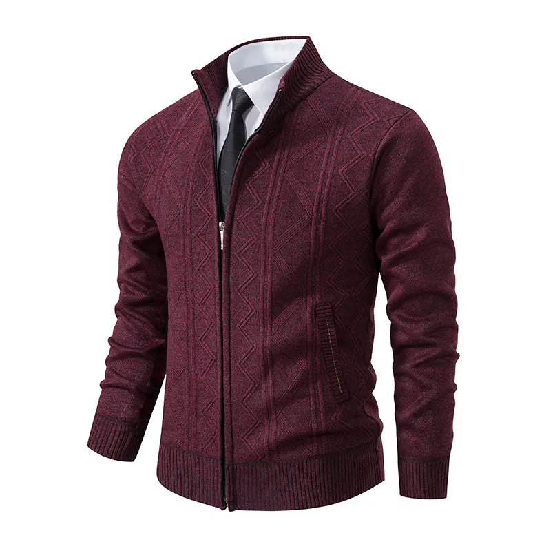 Herenvest Leerlook Met Rits Tobin Stijlvol