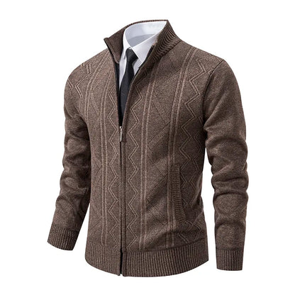 Herenvest Leerlook Met Rits Tobin Stijlvol