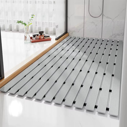 Anti-Slip Douchematje TPE met Sneldrain Groeven – Op Maat Knipbaar Badmat voor Veiligheid in Douche en Bad 43×61 cm 61×61 cm 61×90 cm
