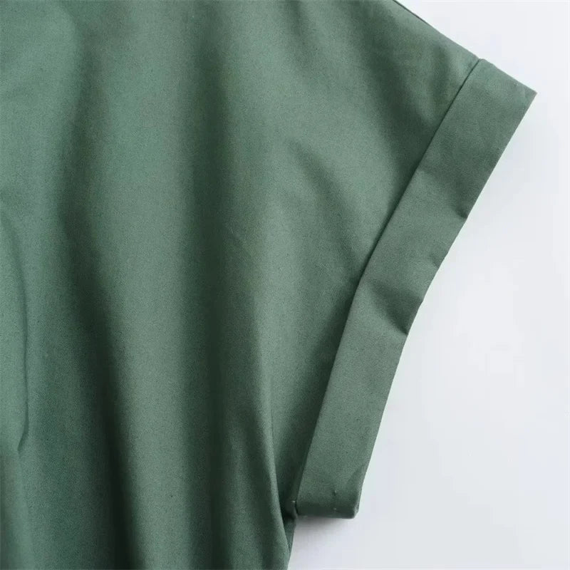 Zomer Shirt Asymmetrisch Vrouwelijk Mode