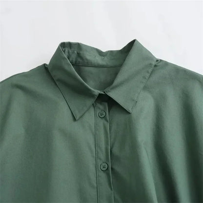 Zomer Shirt Asymmetrisch Vrouwelijk Mode