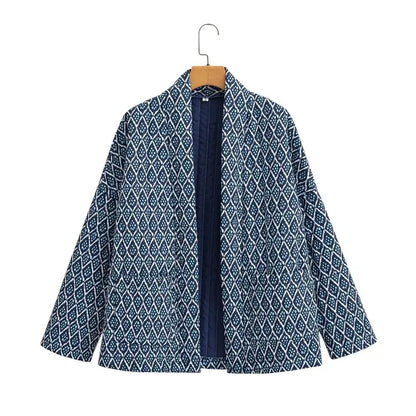 Vest voor Vrouwen met Unieke Bedrukking Retro Stijl