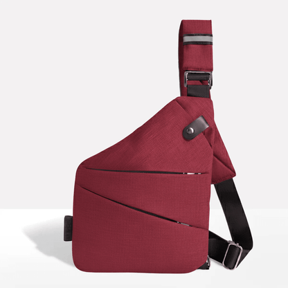 Crossbody Schoudertas met RFID-Bescherming Anti-Diefstal Veilige Reistas Verstelbare Riem Waterafstotend 14 Kleuren