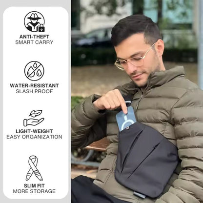 Crossbody Schoudertas met RFID-Bescherming Anti-Diefstal Veilige Reistas Verstelbare Riem Waterafstotend 14 Kleuren