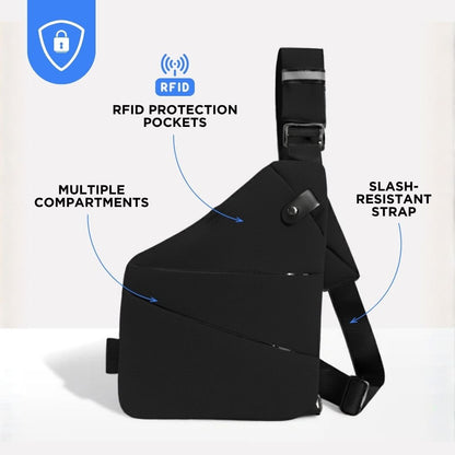 Crossbody Schoudertas met RFID-Bescherming Anti-Diefstal Veilige Reistas Verstelbare Riem Waterafstotend 14 Kleuren