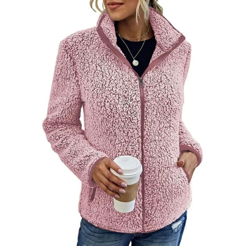 Dames Fleecejas Warm en Zachte Outdoor Jas