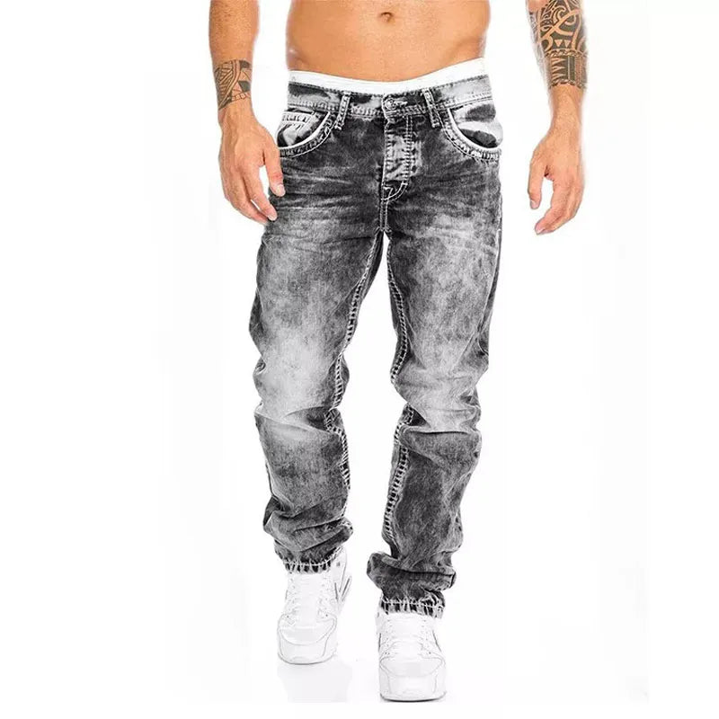 Heren Jeans Baggy Losse Fit Casual Stijl