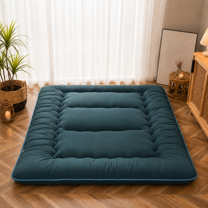 Opvouwbaar Futonmatras 10cm Dik Japanse Slaapmat Volwassenen Kinderen Tatami Yogamat Reisbed Gastenkamer