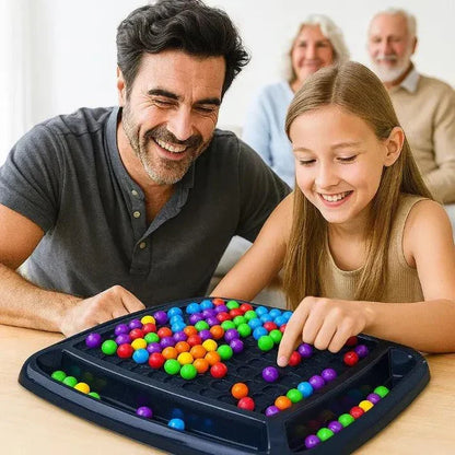 Strategiespel Kunststof 19.5x19.5cm Kinderen Volwassenen Concentratie Logisch Denken Knikkerspel Bordspel Familiespel Cadeau Vanaf 4 Jaar