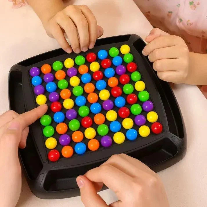 Strategiespel Kunststof 19.5x19.5cm Kinderen Volwassenen Concentratie Logisch Denken Knikkerspel Bordspel Familiespel Cadeau Vanaf 4 Jaar