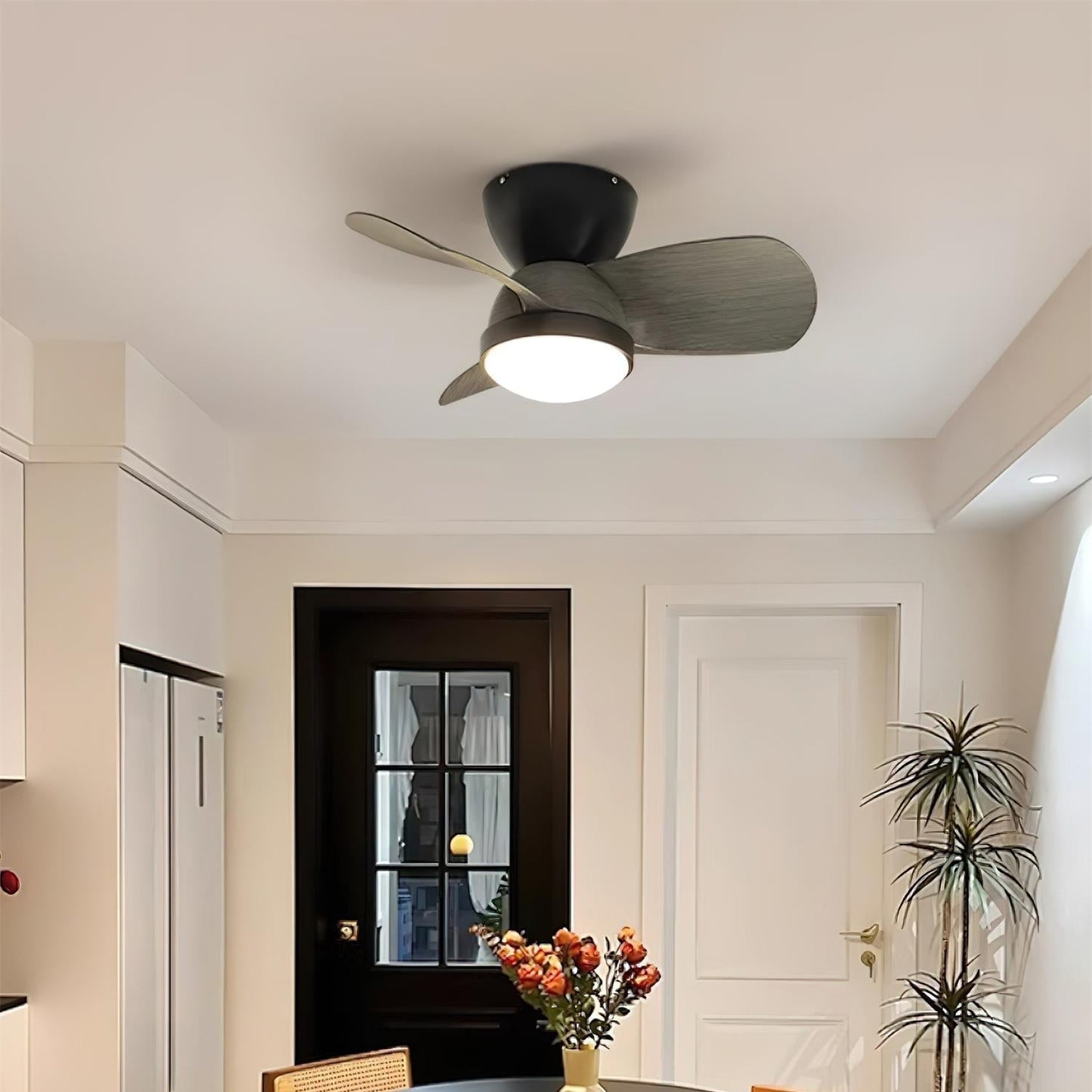 Plafondventilator met Verlichting Hout Metaal Ø61cm 18W 6 Snelheden Inclusief Afstandsbediening