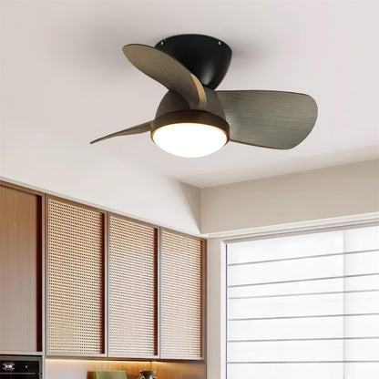 Plafondventilator met Verlichting Hout Metaal Ø61cm 18W 6 Snelheden Inclusief Afstandsbediening