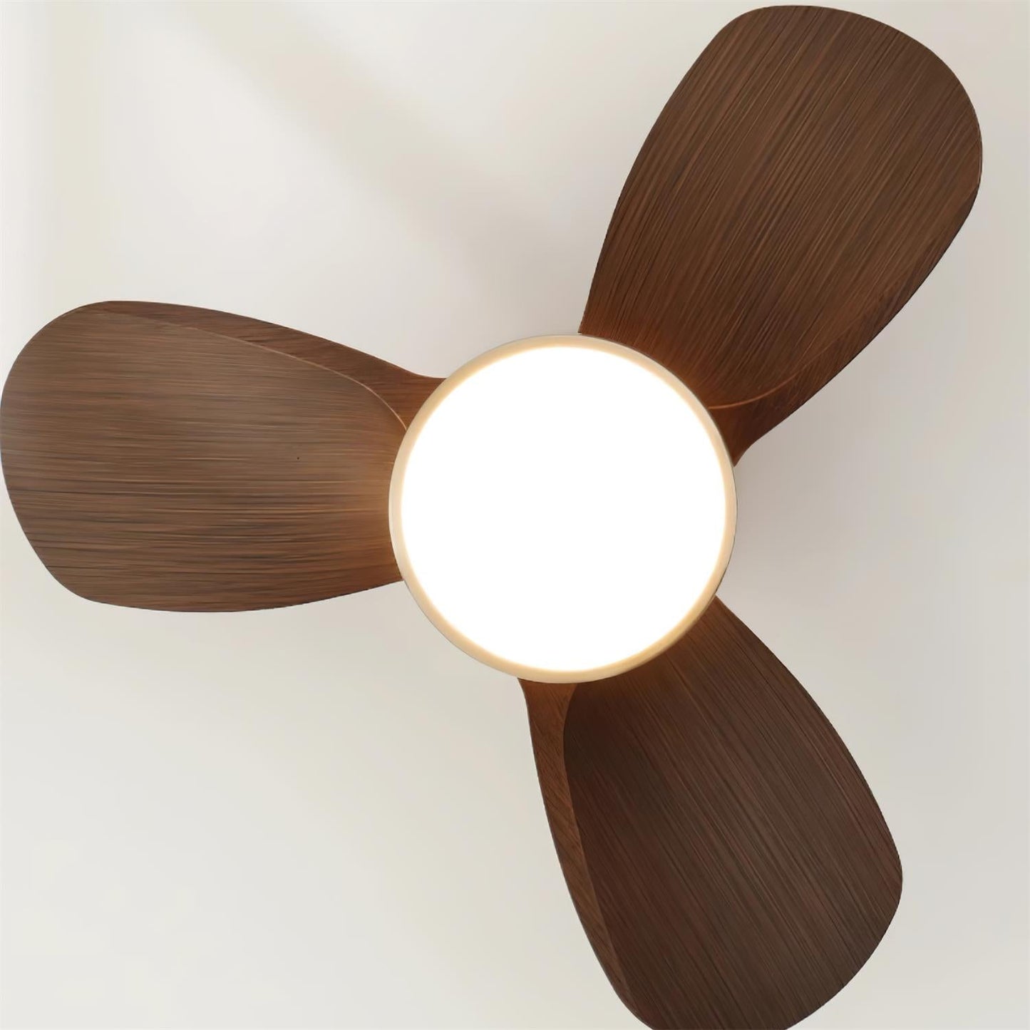 Plafondventilator met Verlichting Hout Metaal Ø61cm 18W 6 Snelheden Inclusief Afstandsbediening