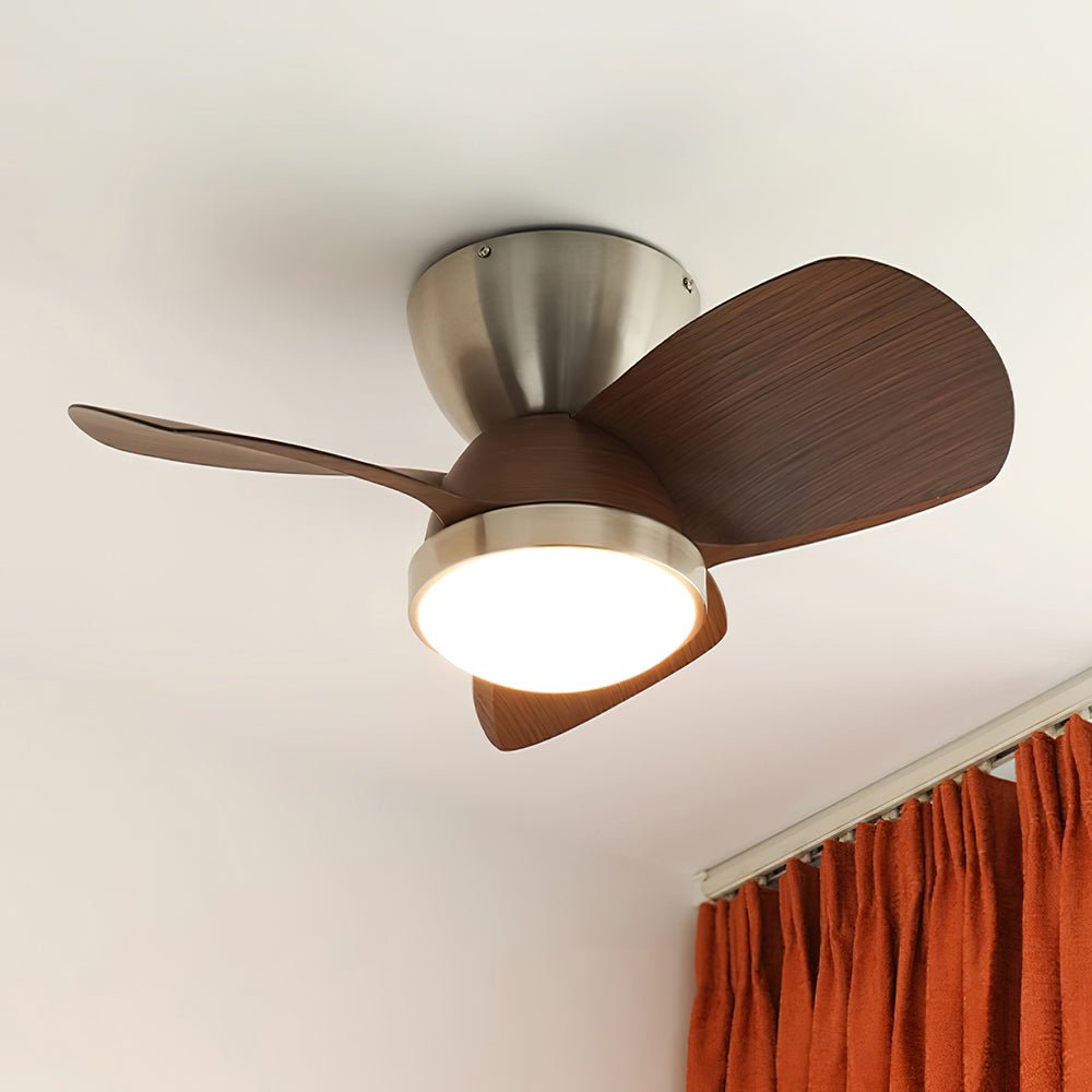 Plafondventilator met Verlichting Hout Metaal Ø61cm 18W 6 Snelheden Inclusief Afstandsbediening