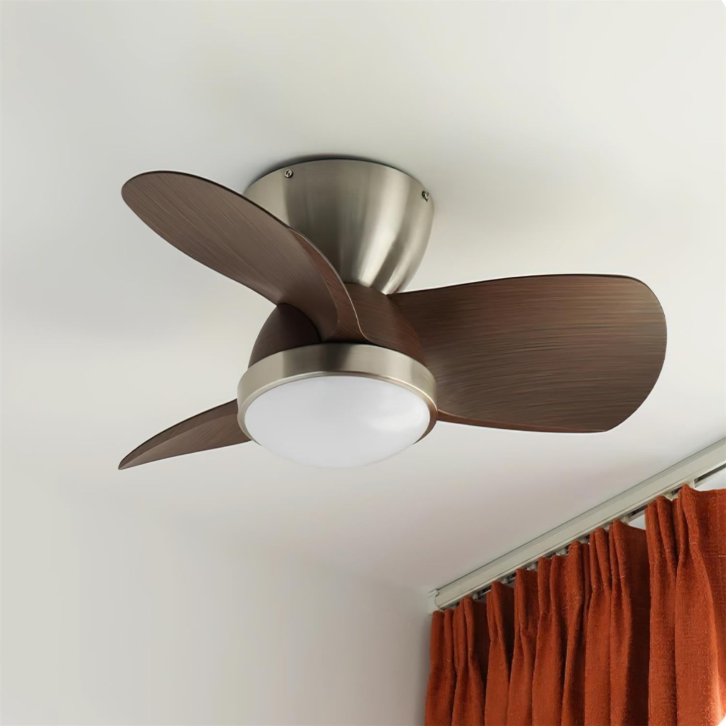 Plafondventilator met Verlichting Hout Metaal Ø61cm 18W 6 Snelheden Inclusief Afstandsbediening