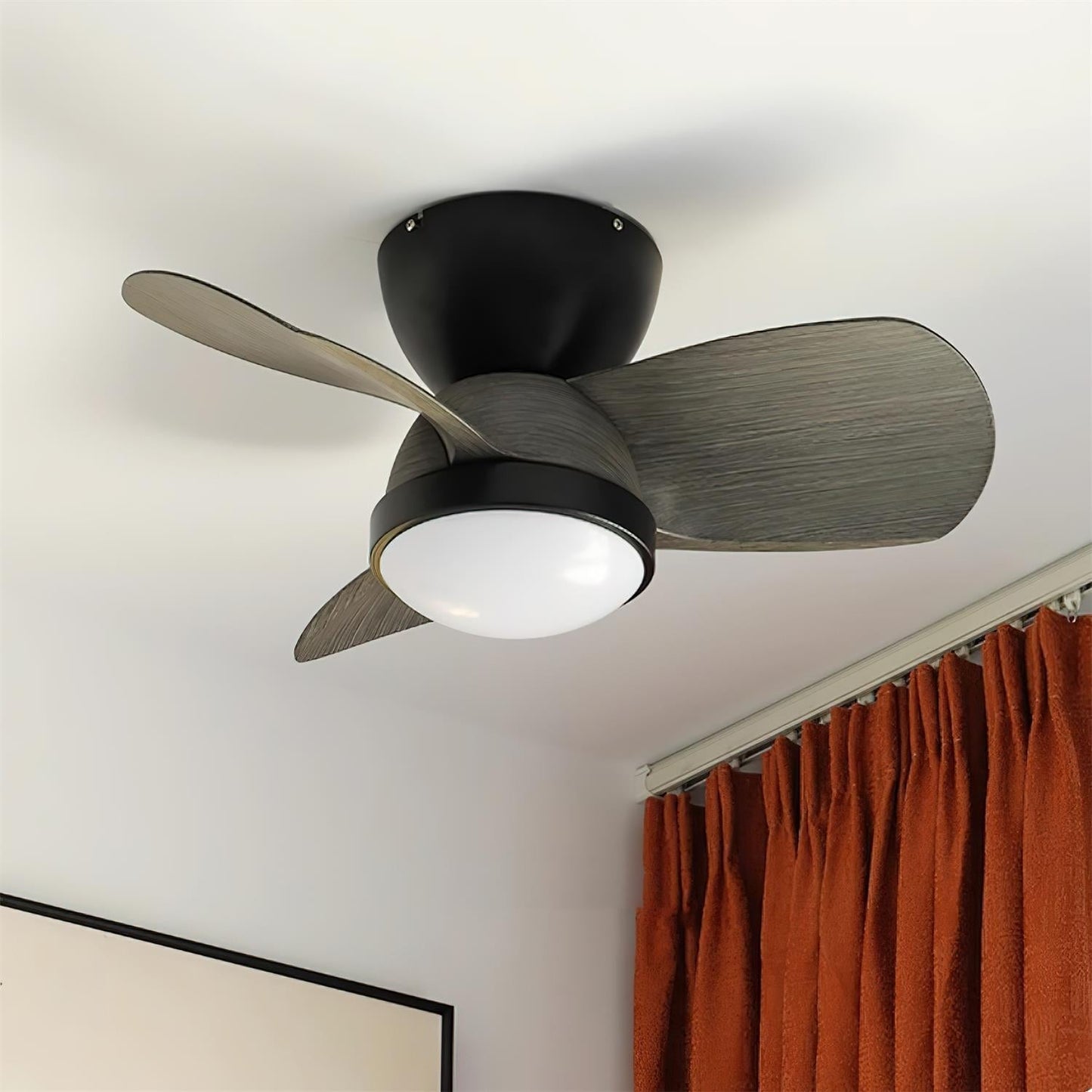 Plafondventilator met Verlichting Hout Metaal Ø61cm 18W 6 Snelheden Inclusief Afstandsbediening