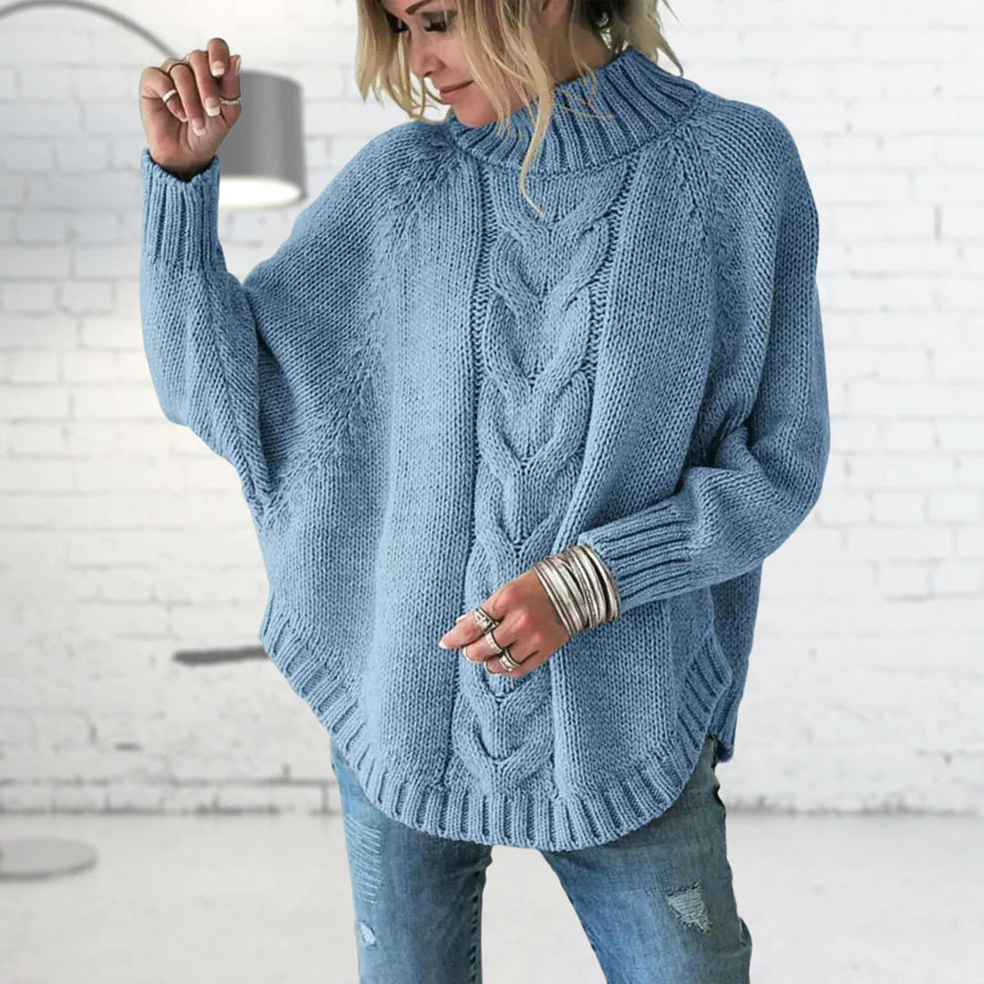 Vrouwen Trui Elegante Rollkragen Strikpullover - StudioMarella
