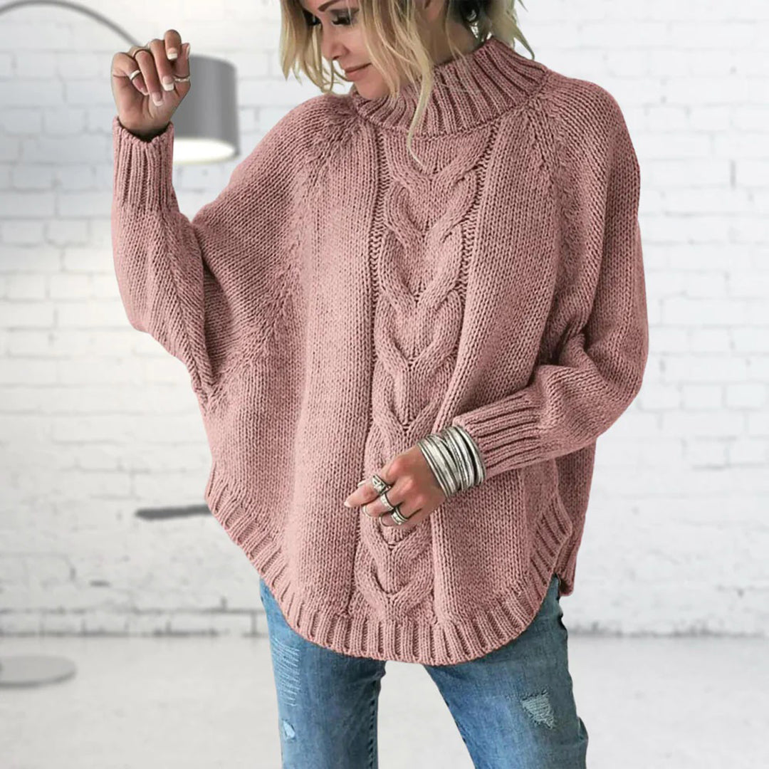 Vrouwen Trui Elegante Rollkragen Strikpullover