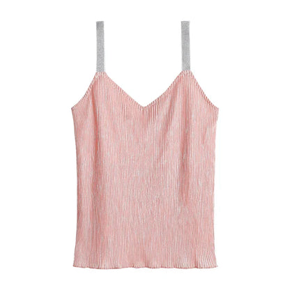Glitter Tanktop Feestelijk voor Vrouw