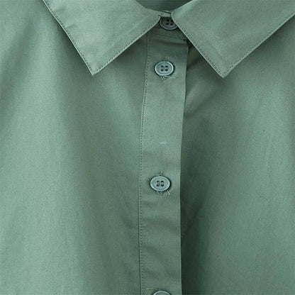Dames Blouse Zomerse Lichte Katoen met Knopen