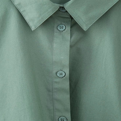 Vrouwelijke Zomer Blouse van Katoen met V-Hals