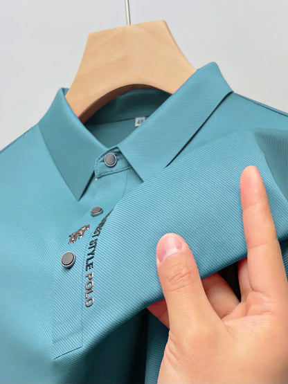 Heren Polo Shirt Stretch Kreukvrij Comfortabel