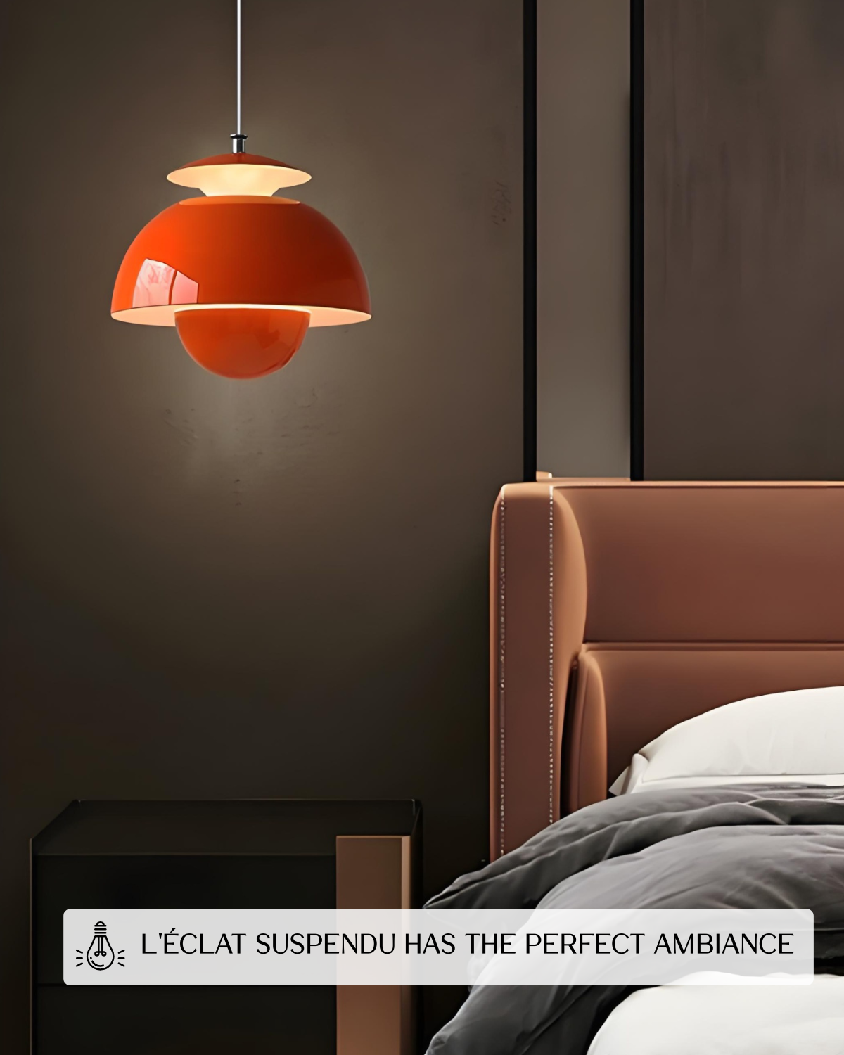 Minimalistische Hanglamp Wit Rond Design Scandinavisch Interieur Eetkamer Slaapkamer Woonkamer Sfeerverlichting