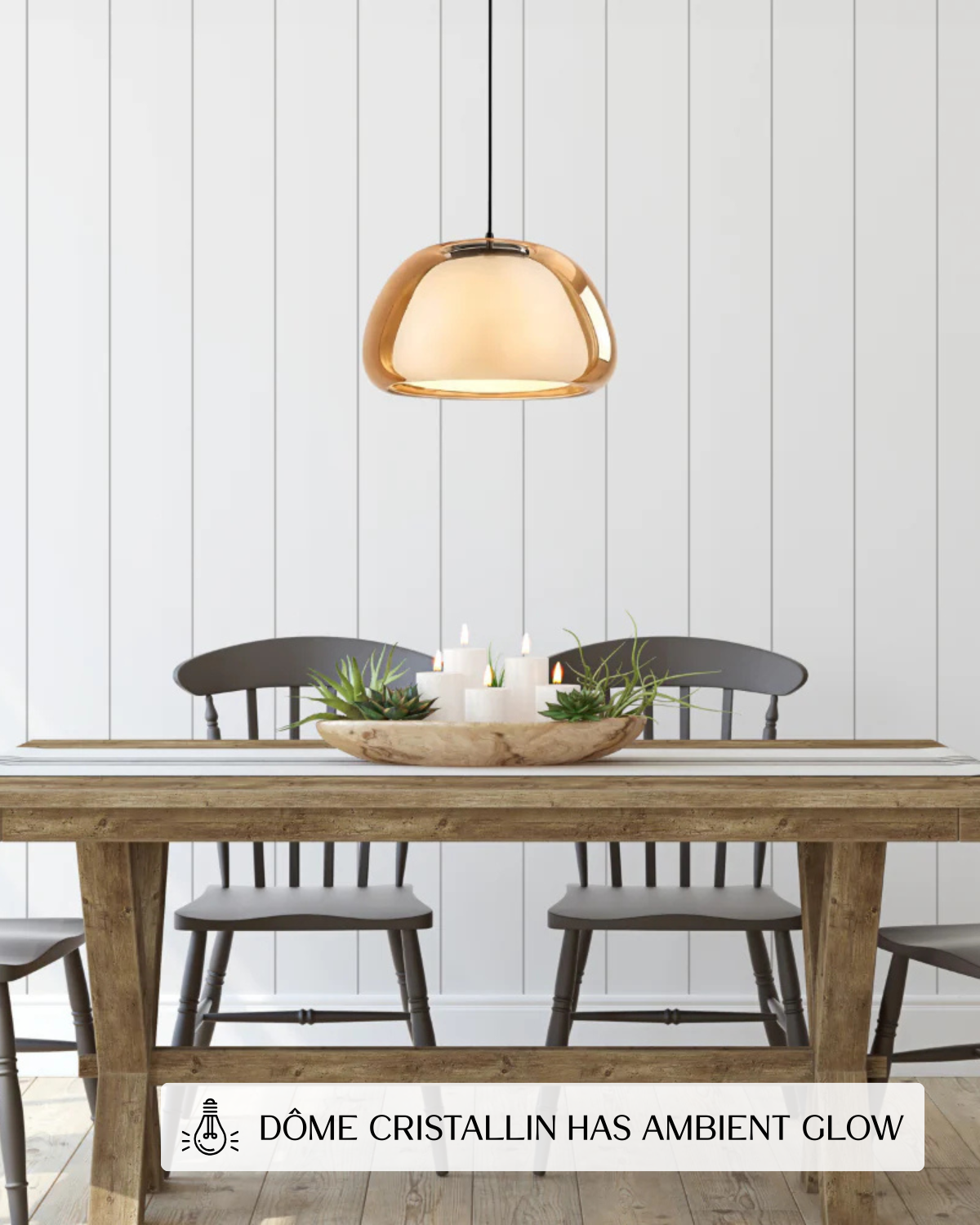 Luxe Glazen Hanglamp Met Mat En Transparant Glas In Minimalistisch Japandi Design