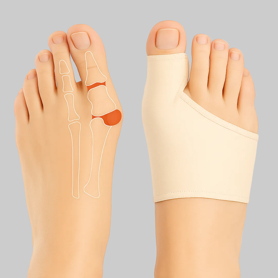 Bunion Corrector met Gelpads voor Hallux Valgus Verlichting