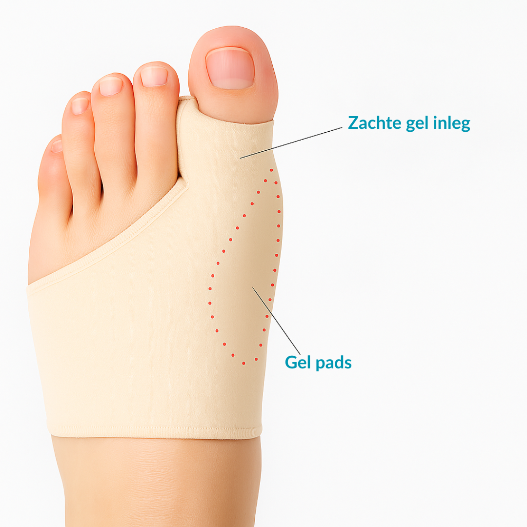 Bunion Corrector met Gelpads voor Hallux Valgus Verlichting
