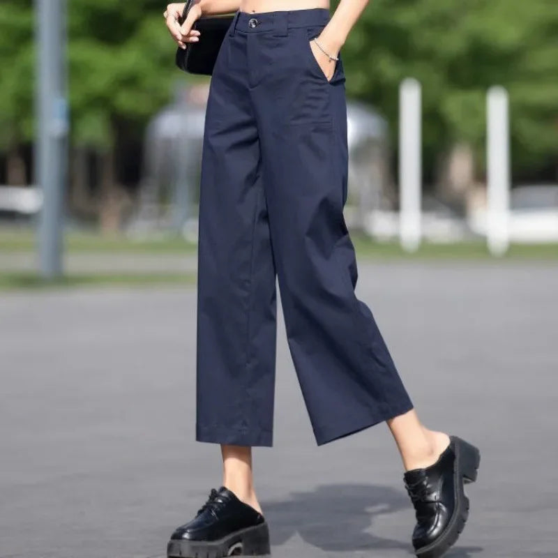 Zomer Broek Bell Bottom Wijd Damesmodel
