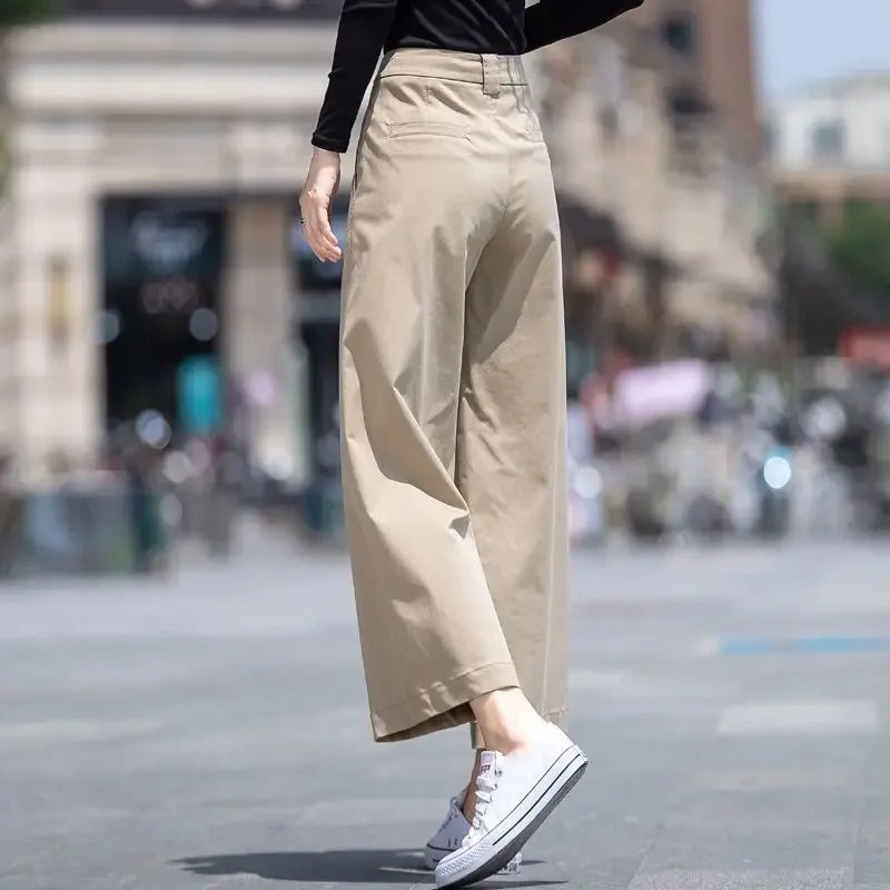 Zomer Broek Bell Bottom Wijd Damesmodel