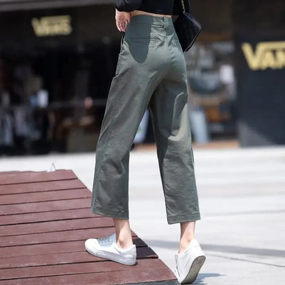 Zomer Broek Bell Bottom Wijd Damesmodel