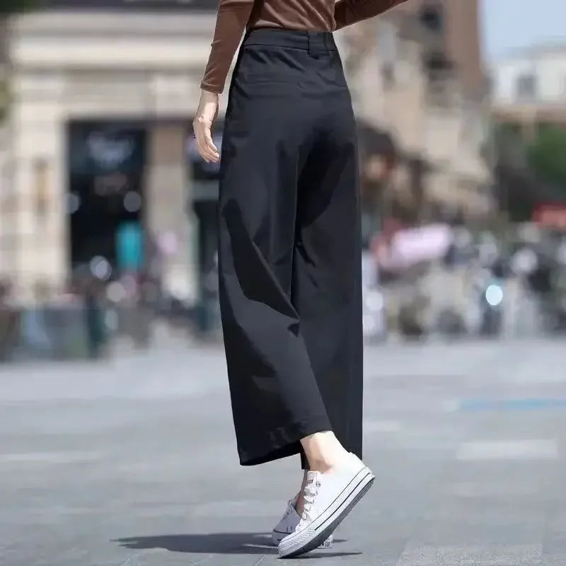 Zomer Broek Bell Bottom Wijd Damesmodel