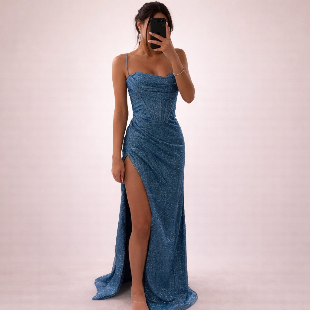 Tess | Abito romantico con paillettes ed elegante 1