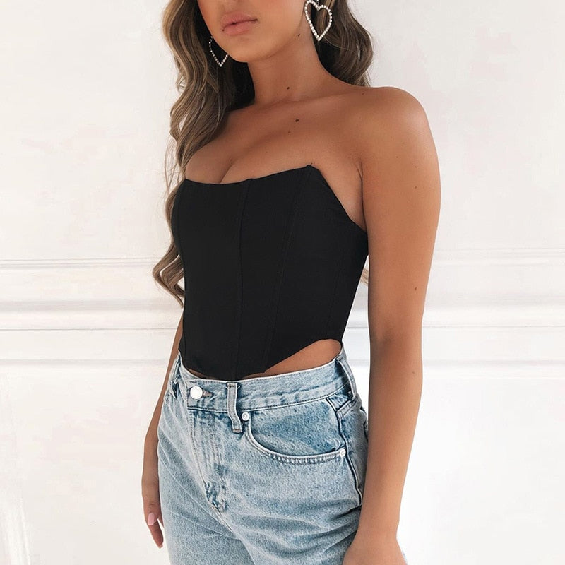 Strapless Top met Hartvormige Halslijn voor Vrouw - StudioMarella