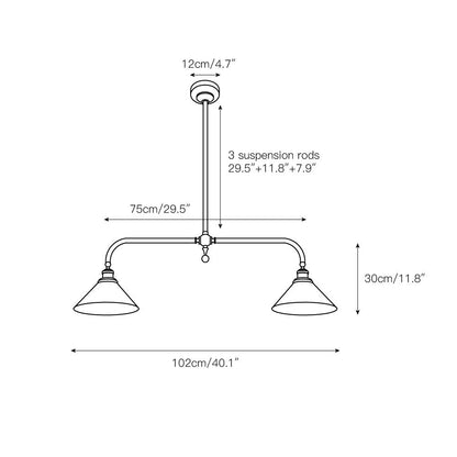 Luxe Design Hanglamp Met Witte Glazen Kappen Voor Eettafel En Keukeneiland In Messing Afwerking
