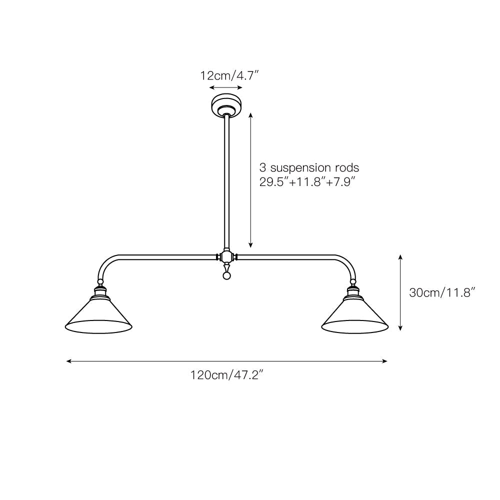 Luxe Design Hanglamp Met Witte Glazen Kappen Voor Eettafel En Keukeneiland In Messing Afwerking