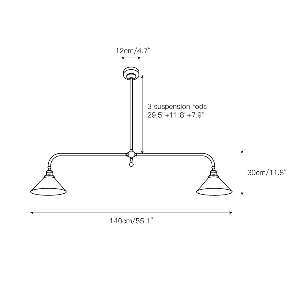Luxe Design Hanglamp Met Witte Glazen Kappen Voor Eettafel En Keukeneiland In Messing Afwerking