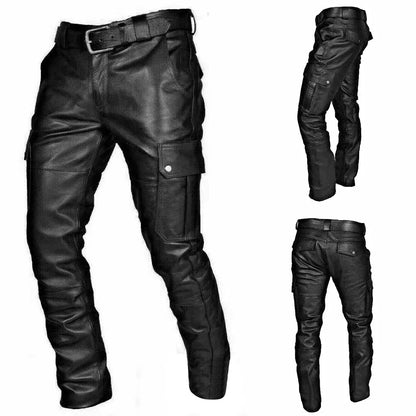 Leren Broek Imitatie Leer Pantalon - StudioMarella