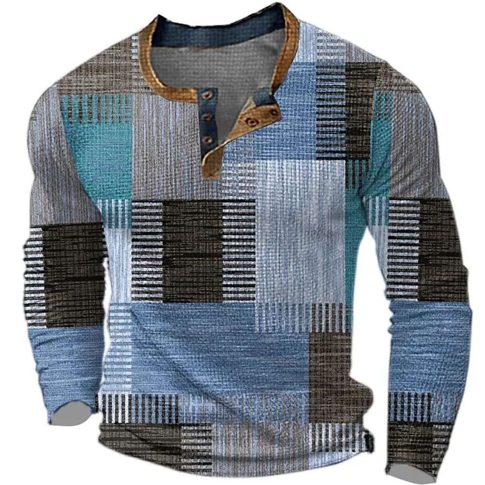 Thomas | Stijlvol patchwork T-shirt 1
